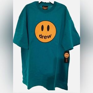 Drew House Mascot ss Tee Shirt, TEAL GREEN size Large